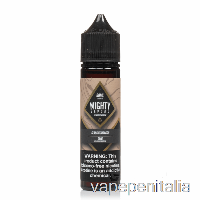 Scatola Vape Mod Tabacco Classico - Mighty Vapors - 60ml 6mg